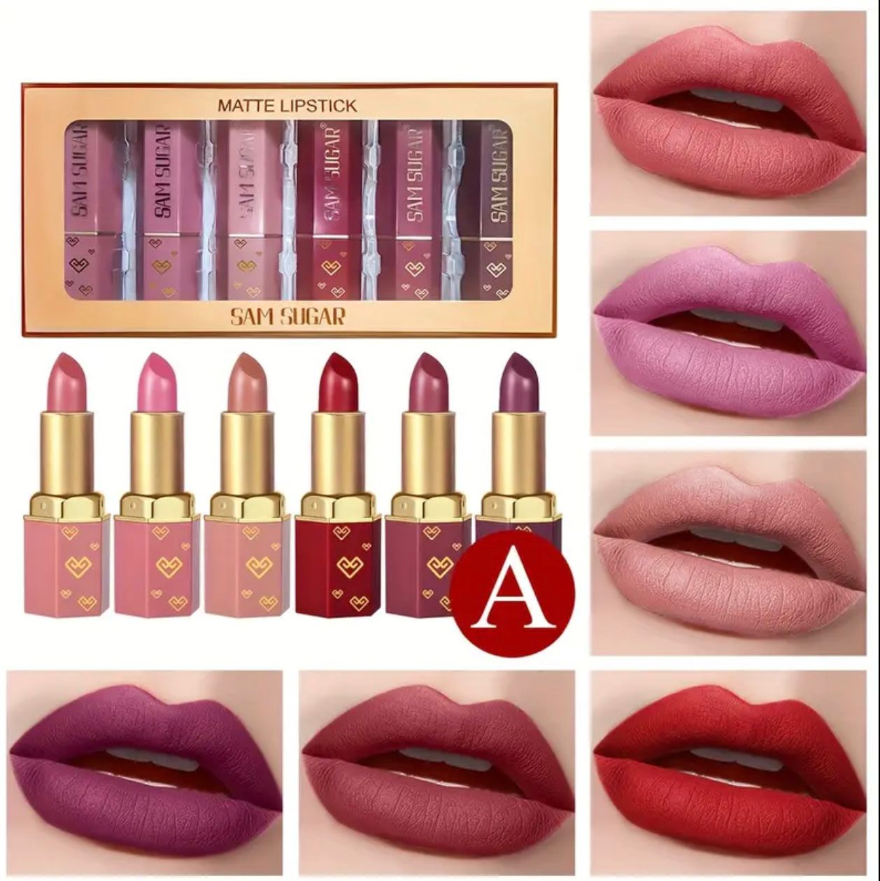 👄SET DE LABIALES💄 LUXURY PREMIUM X6💎