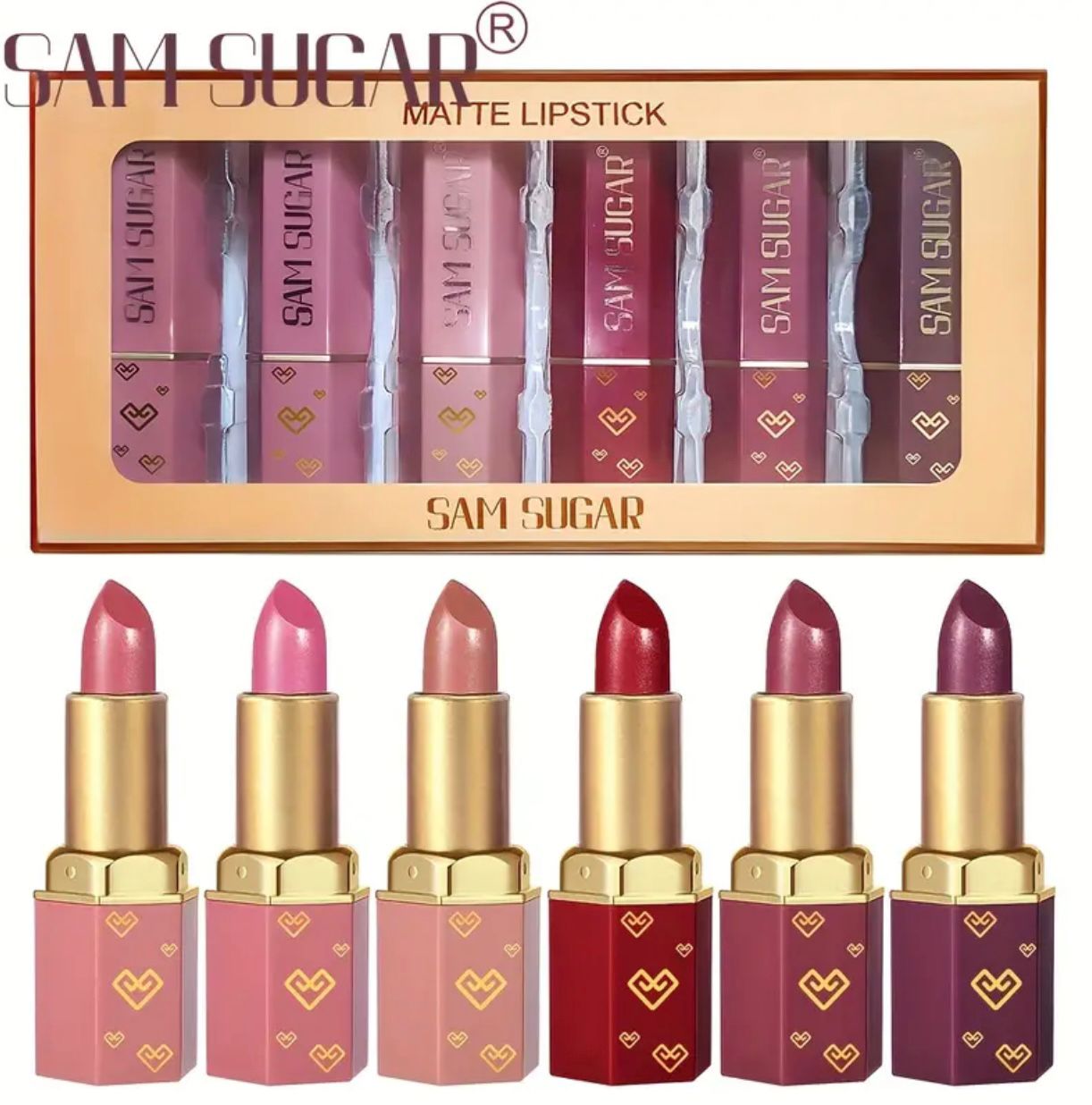 👄SET DE LABIALES💄 LUXURY PREMIUM X6💎