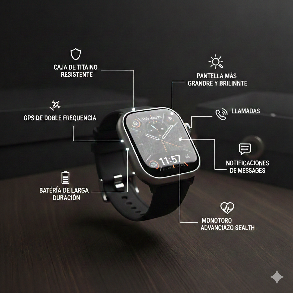 💎RELOJ INTELIGENTE WATCH ULTRA🔝🔥