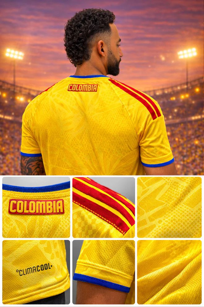 ¡CAMISETA PREMIUM SELECCION COLOMBIA!💛💙❤️
