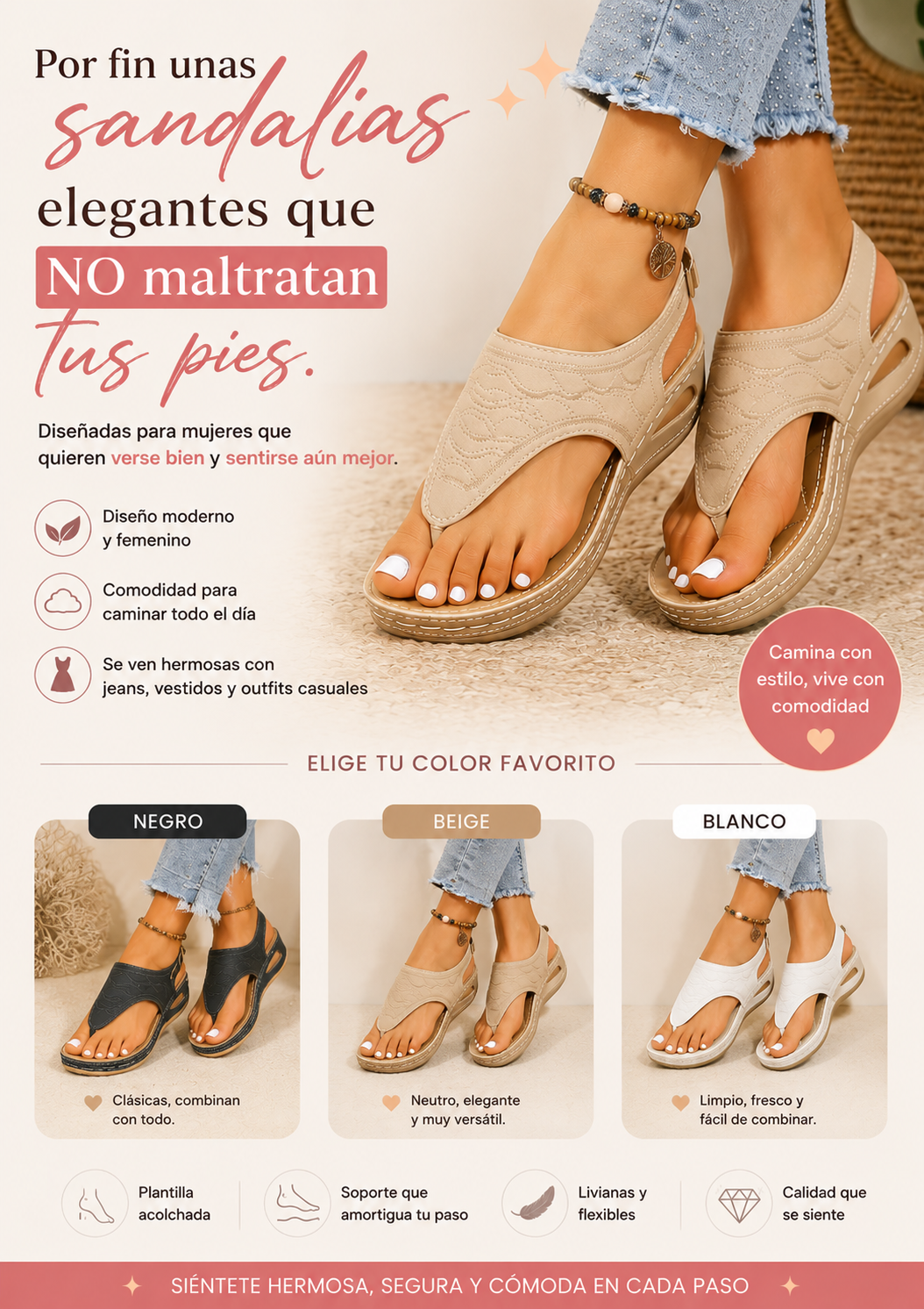 SANDALIA ORTOPEDICA COMFORTFLEX🔝🔥