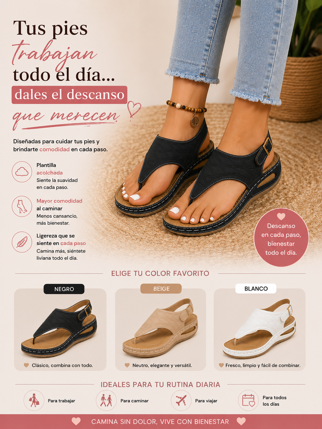 SANDALIA ORTOPEDICA COMFORTFLEX🔝🔥