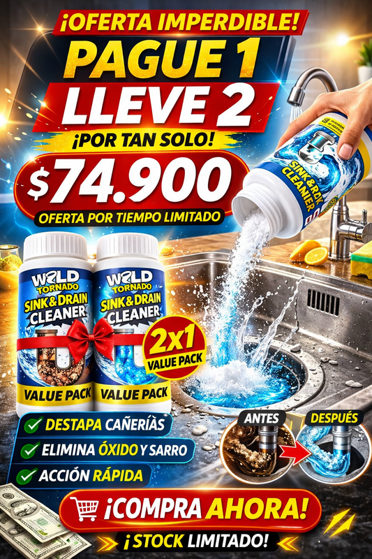 🚽POLVO  AMERICANO DESTAPA CAÑERIAS🫧 🔥